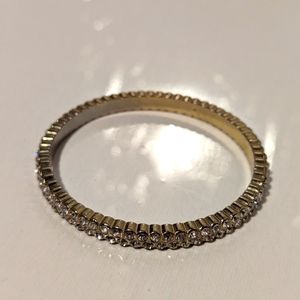 Cubic Zirconia Gold Plated Bracelet